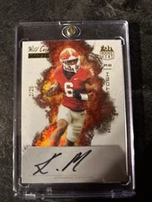 Kenny McIntosh Rookie Heat Chase Auto /25 Wild Card Matte Seattle Seahawks UGA