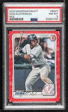 2020 Bowman Draft Red Border 4/5 Oswald Peraza #BD-27 PSA 8 q9p
