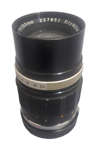 Olympus Pen F Telephoto Lens 100mm Vgood. Vintage In Uk