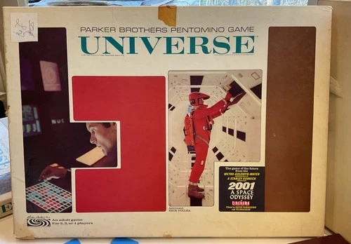 Vtg 1967 Universe Pentomino Board Game Parker Brothers, Space Odyssey Tetris 💯