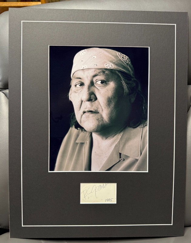 RC Gorman Display "Navaho Picasso" Signature Cut Display w/COA