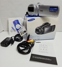 Samsung HMX-F80 Video Camera HD Camcorder Digital 52X Optical Zoom Silver