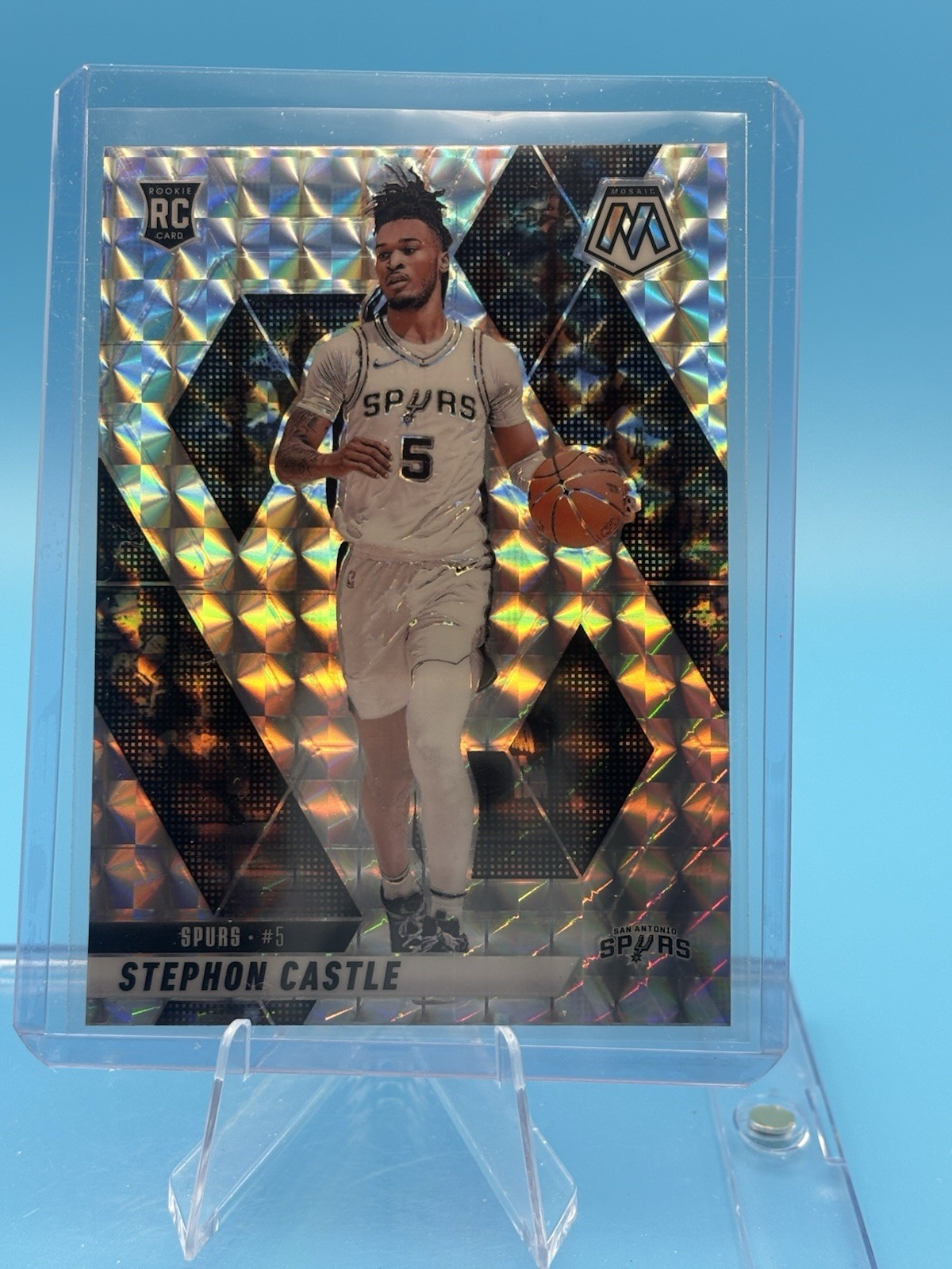 2024-25 Panini Mosaic - Rookies Stephon Castle #236 Mosaic Prizm (RC)