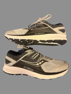 Saucony Omni ISO Mens Size 8.5 Wide Gray Black Running Shoe Sneaker S20442-2 New