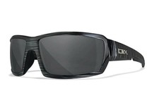 WILEY X DVX DETOUR Safety Sunglasses Black  Gray Shatterproof Lenses  Case NEW