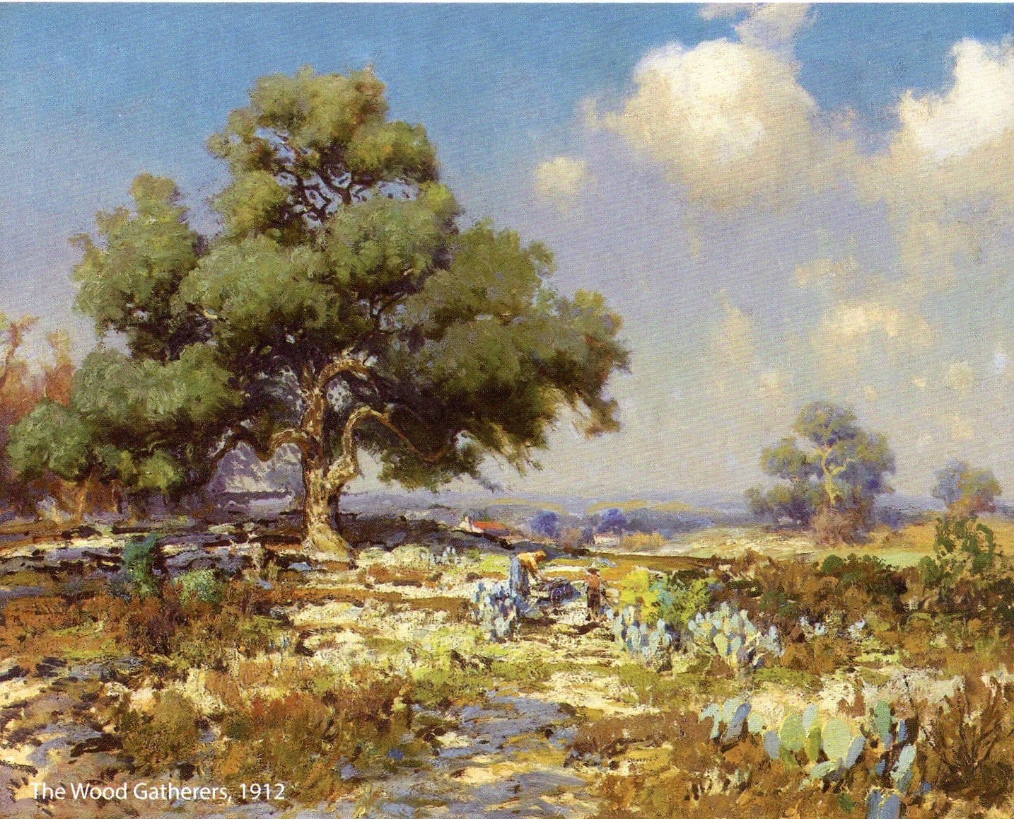 The Wood Gatherers, 1912, Julian Onderdonk (Texas, 1882-1922) -New POSTCARD