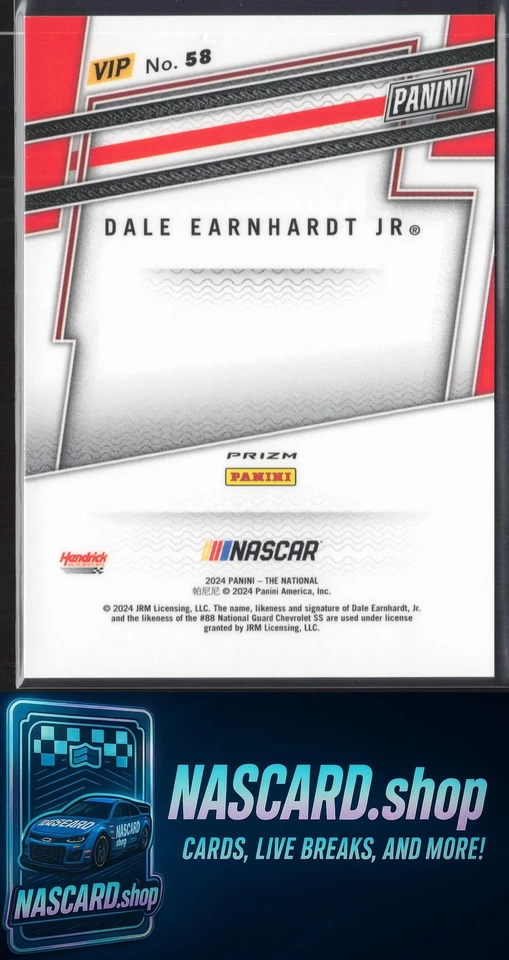 2024 Panini National Convention VIP Party Dale Earnhardt Jr. Tiger Stripes - Image 2 of 2