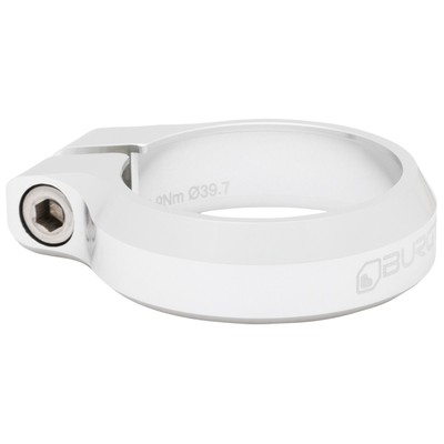 Burgtec Seat Clamp, 39.7mm, Rhodium Silver