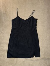 Forever 21 Black Suede Dress Size 0X