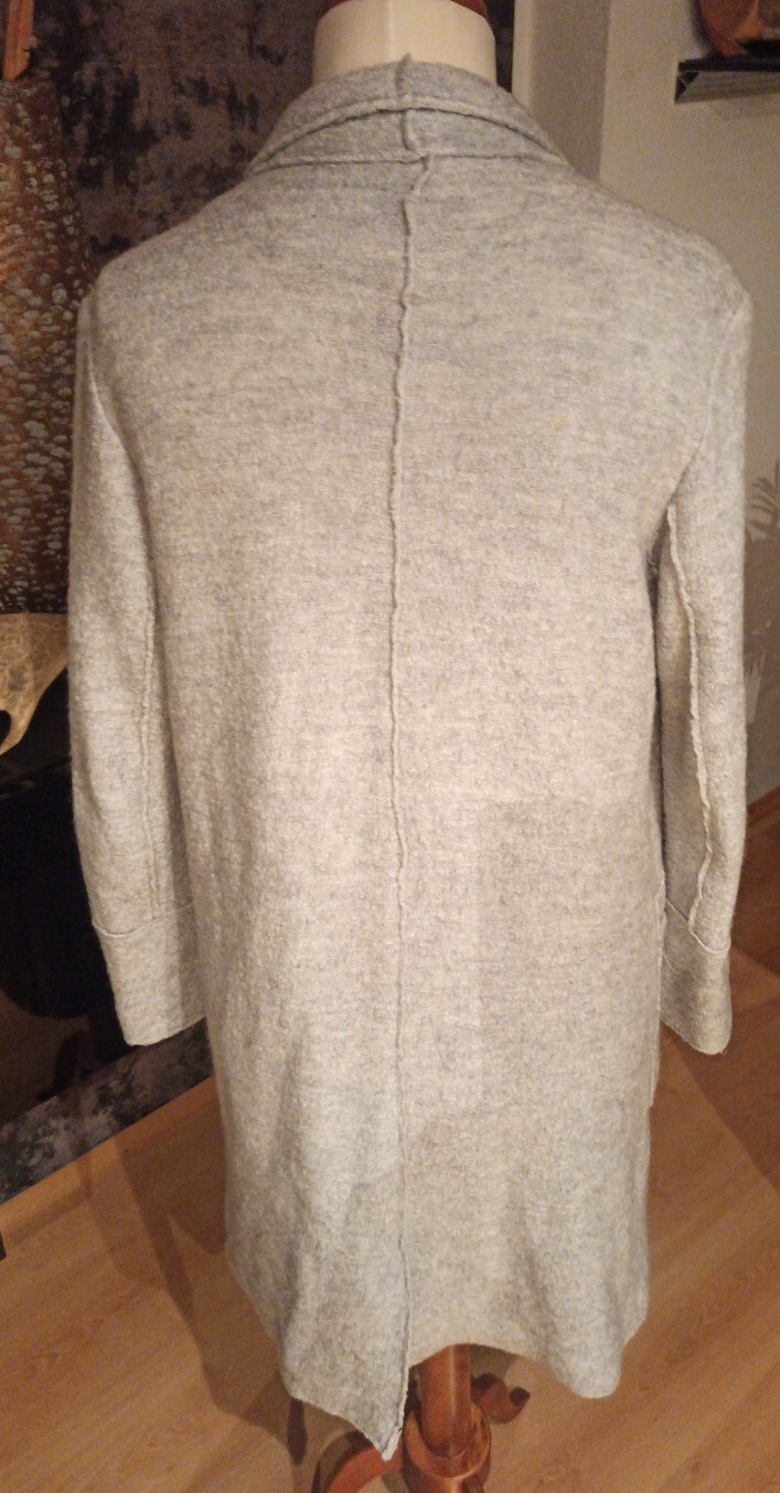 zara damen mantel grau
