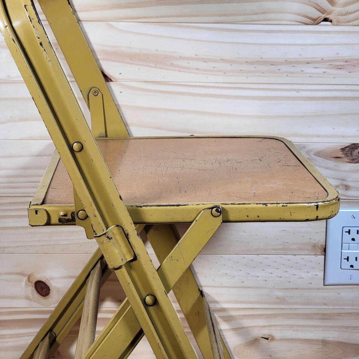 Clarin Folding Metal School Chair Music Department VTG MCM Clarin Folding Metal School Chair Music Department VTG MCM