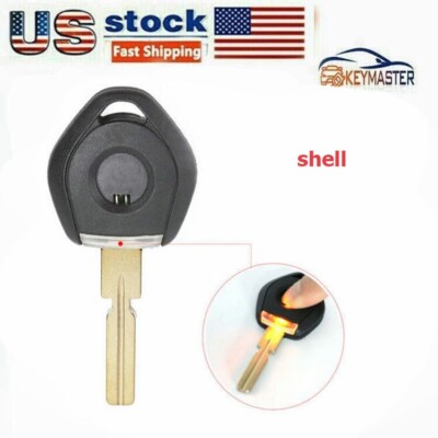 Led light Transponder Remote Key Shell Fob for BMW E34 E36 E38 E39 3 5 7 Series