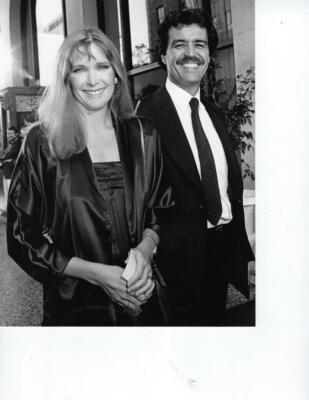 Susan Howard and husband Calvin Chraine at Tom Brady Scholarship Movie