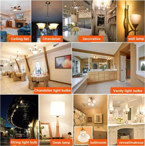 Warm White Dimmable G16 1/2 LED Bulbs - Eco-Friendly Vintage Style, 6-Pack - Picture 9 of 9