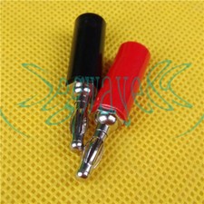 New 2PCS Sleeves Hard Case Banana Plug Connector