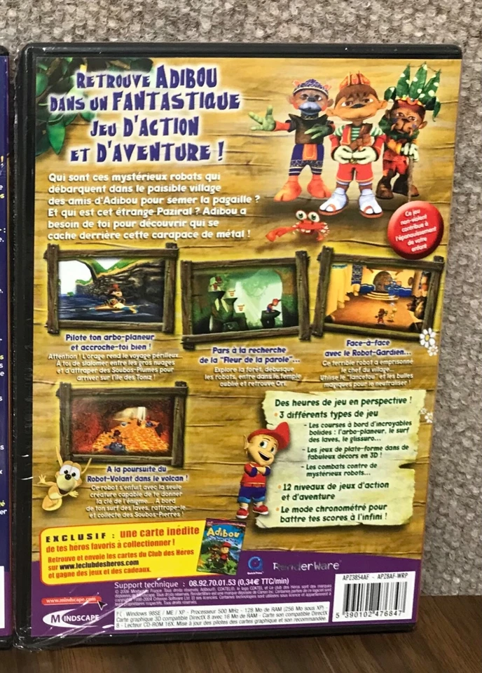Adibou Le Secret De Paziral PC CD-ROM French Game Coktel Mindscape NEW SEALED - Image 3 of 4