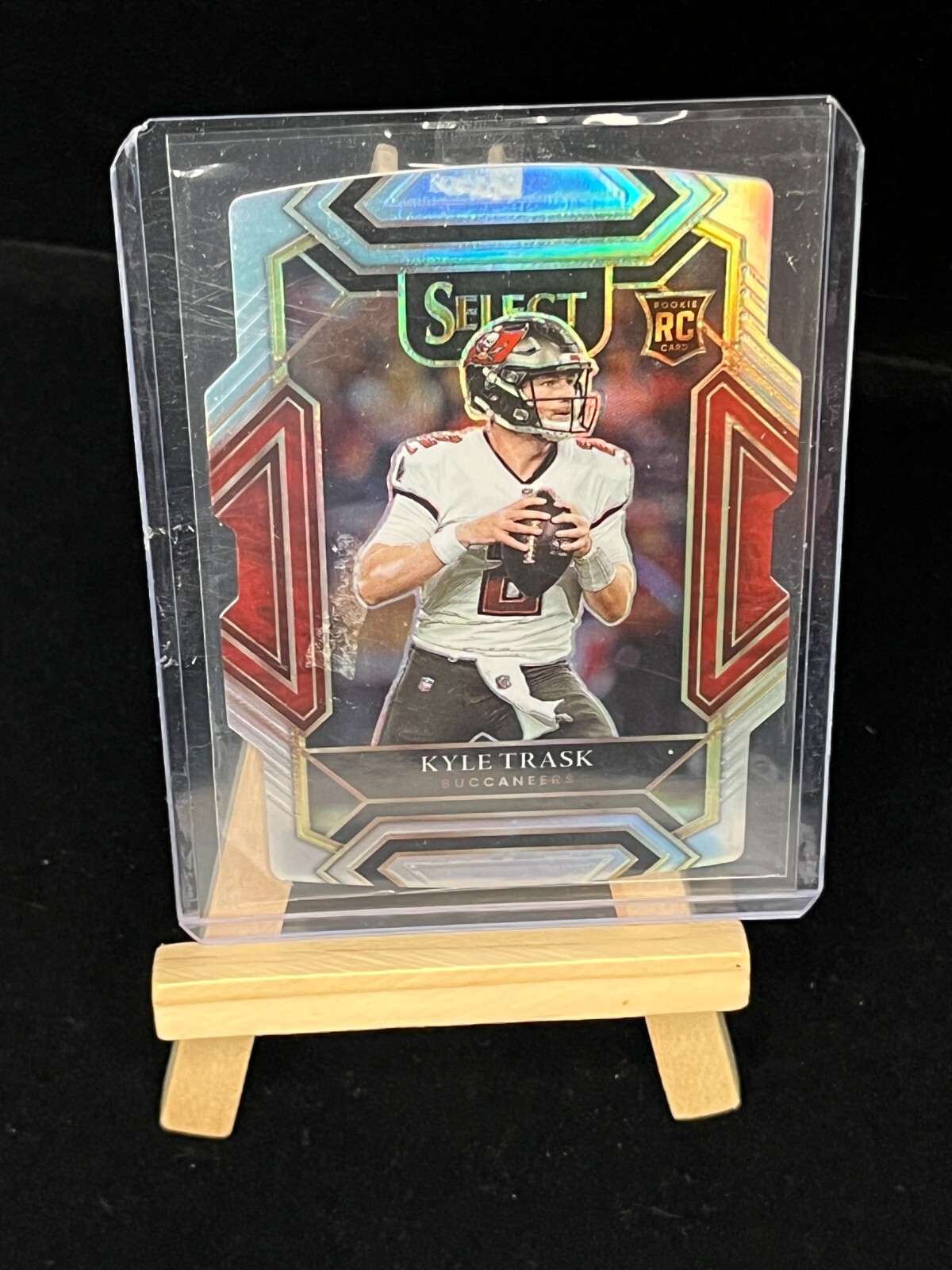 Kyle Trask 2021 SELECT #263 Club Level Red/Yellow Die Cut - Tampa Bay