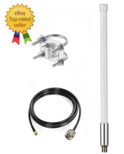 1090MHz 978MHz Dual Band ADS-B Antenna Flightaware Outdoor 5dBi Fiberglass Anten