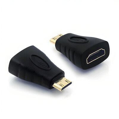 2Pcs Mini HDMI Video TV Lead Adapter for Canon EOS 90D 80D 77D Ra R 9000D  Camera UK