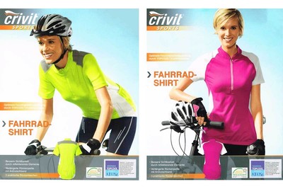 Damen Fahrrad Shirt Funktikons T-Shirt Trikot Fahrradbekleidung TOPCOOL  S M L