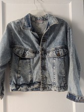 Women's Vintage 80's Blue Jean Jacket Small Jack Mulqueen