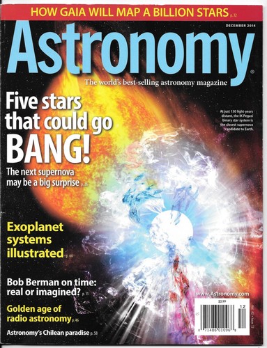Astronomy Dec 2014 Bang Supernova Exoplanet Gaia Billion Stars Berman Radio Sky - Picture 2 of 12