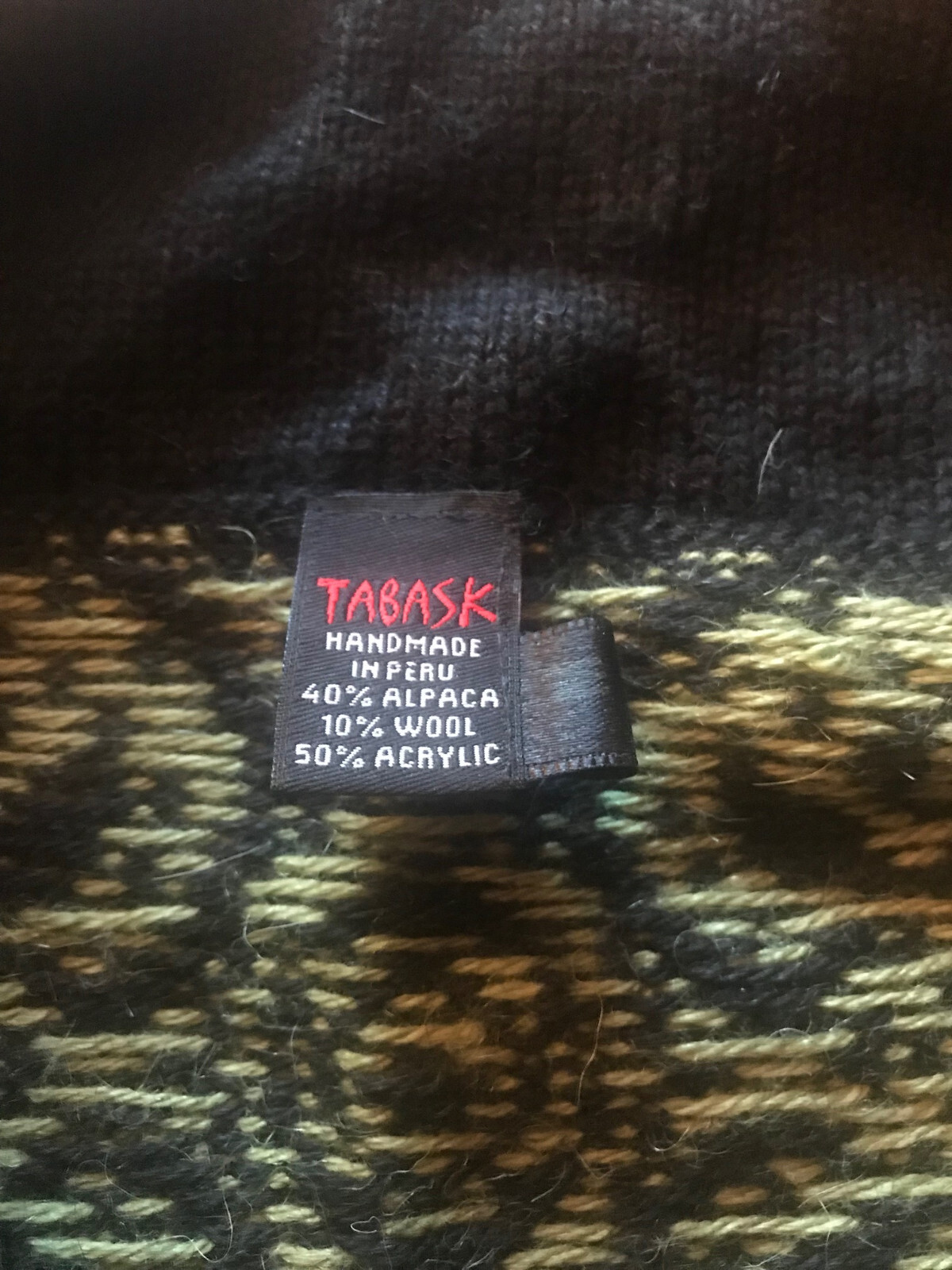 Tabask Alpaca Wool long button down Cardigan Swea… - image 9