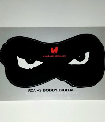 RZA 2001 BOBBY DIGITAL PROMO STICKER RAP WU TANG CLAN HIPHOP