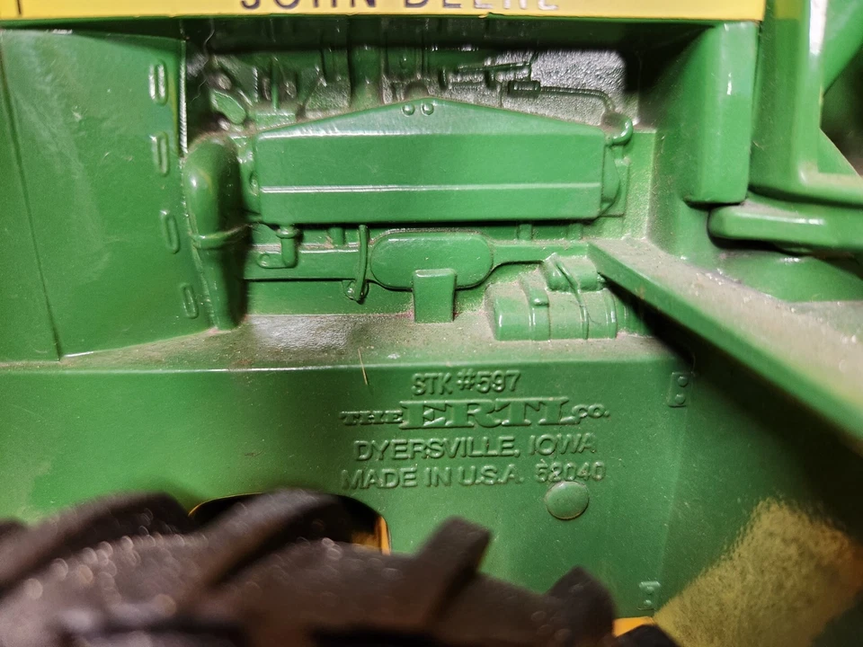 Tractor de juguete articulado John Deere 8630 8640 ERTL #597 4x4 de colección EE. UU. 1/16 Foto 3 de 4