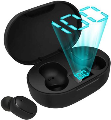 E6S TWS Wireless Bluetooth Headset Wasserdicht Noise Cancelling LED Ohrhörer