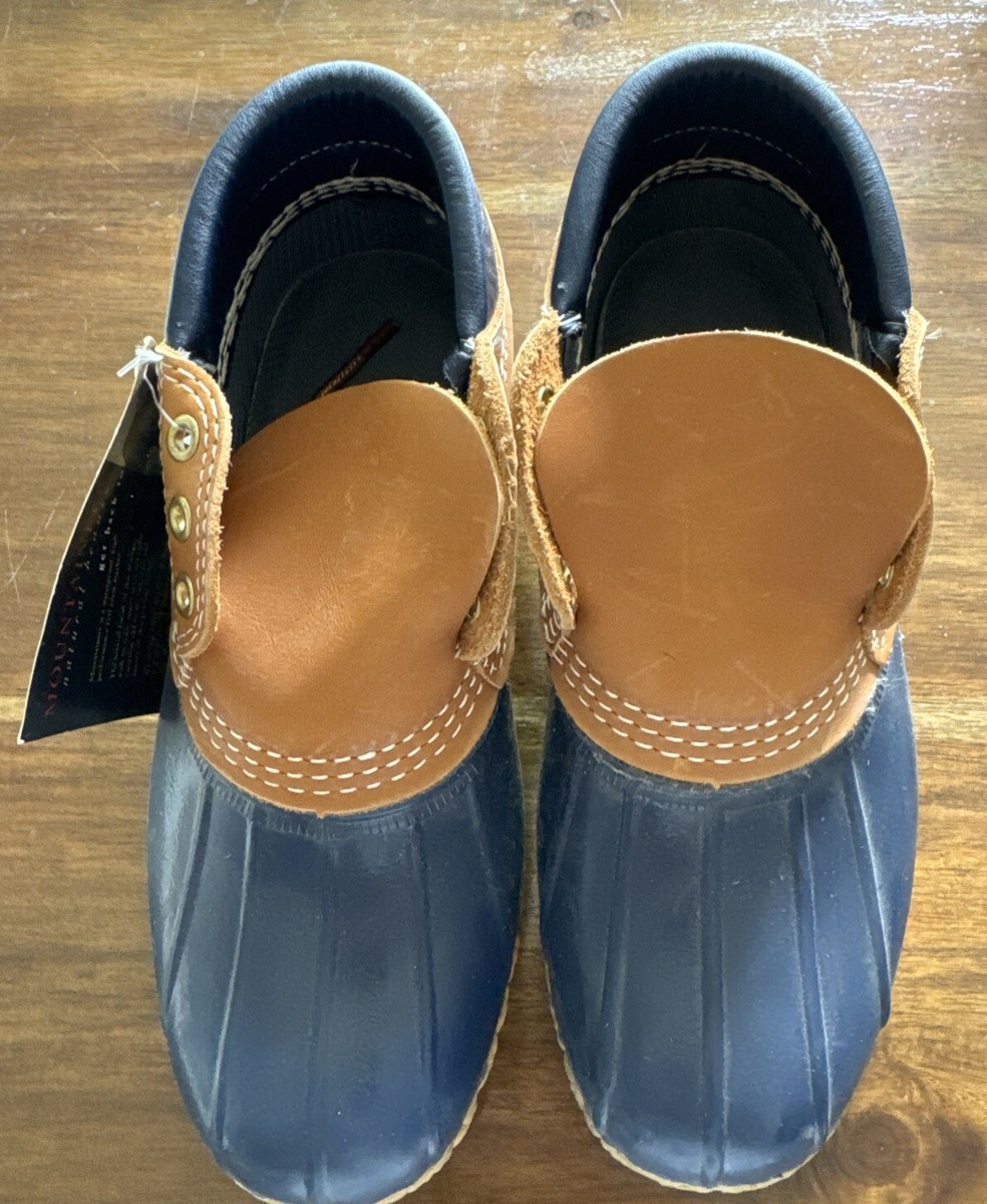 New Vintage LL Bean Navy Blue Bean Boots Narrow Women display picture 2