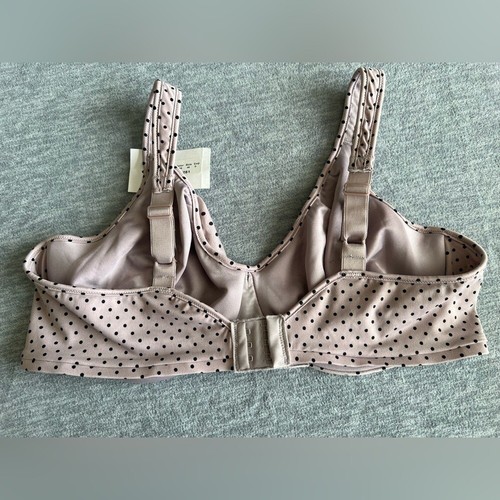 Bali Bra Steel Dots Women 40D Polka Dot Underwire Adjustable Light Purple New - 第 7/10 張圖片