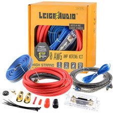 0 Gauge Amp Wiring Kit Complete 0 AWG Amplifier Installation Wiring Kit - Car Su