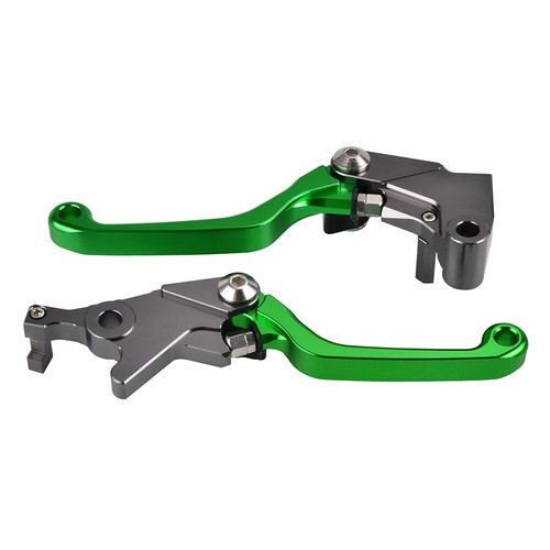 Billet Pivot Brake Clutch Levers For Kawasaki KLX150S KLX125 KLX250 D-TRACKER - Picture 6 of 6
