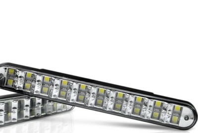 (1) Universal 20 Led Bulb Day Time Running Bumper Lights Lamps Drl 