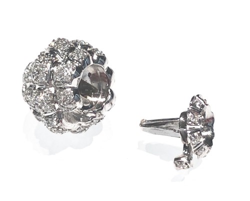 - 50 % chiusura CRIVELLI oro bianco 18 kt con diamanti ct 1,07 diametro cm 1,49 - Picture 5 of 8