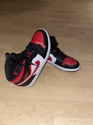 White Black Red Jordan Size Mens
