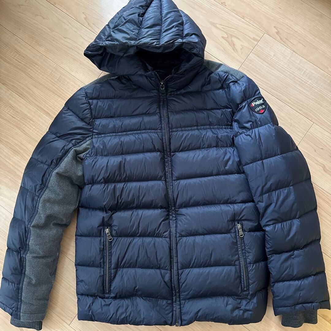 Pajar フード付きダウンジャケット M ネイビー Pajar Canada Down Jacket 1963 M US36 Navy Hoodie Authentic Men's
