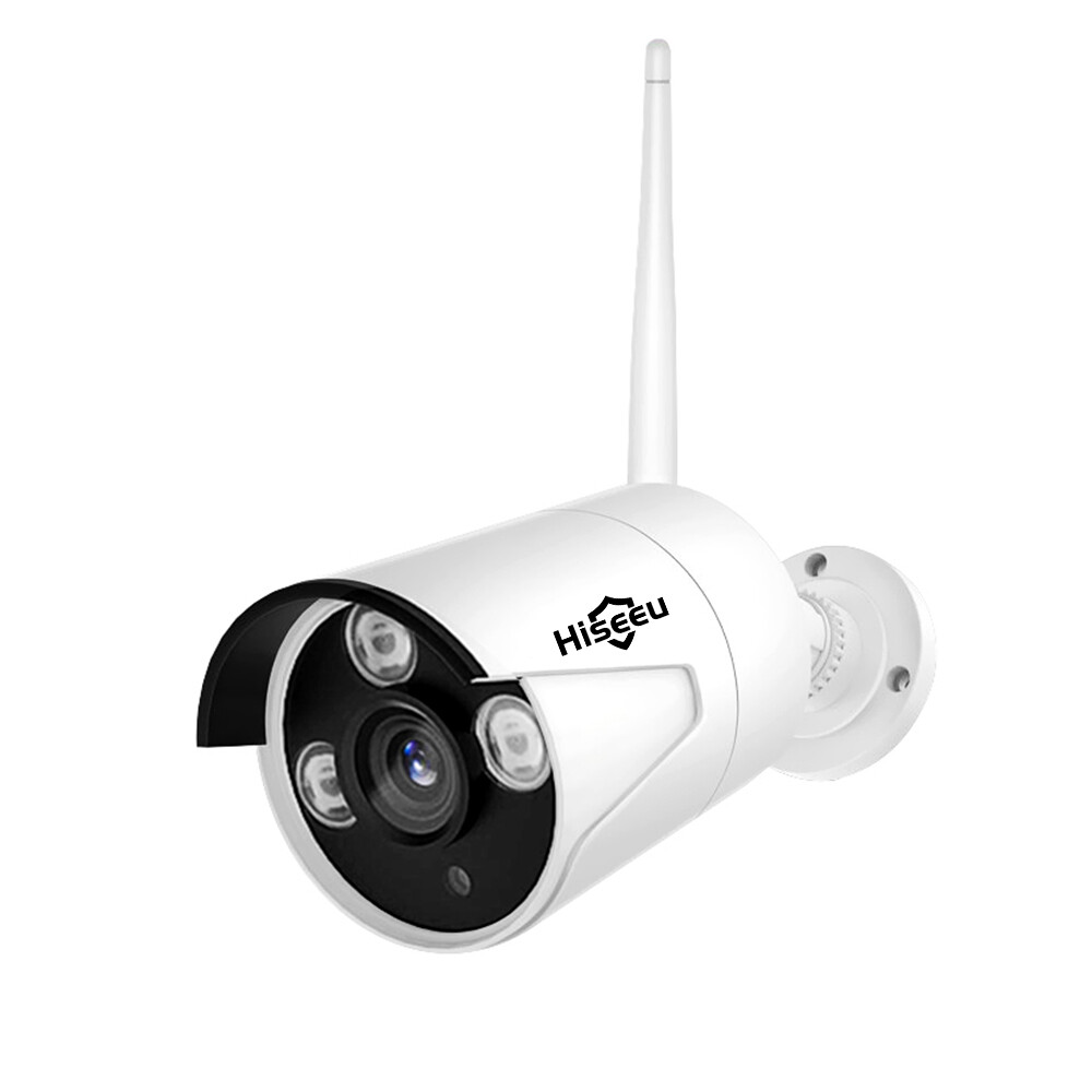 2X Hiseeu Wireless WIFI 3MP CCTV IP Security Camera Waterproof Night Vision A0U8