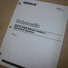 Caterpillar 936 936E Wheel Loader Electrical System Schematic manual service 45Z