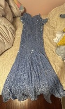 Long Mermaid Sparkly Sequin Prom Dress Size 0