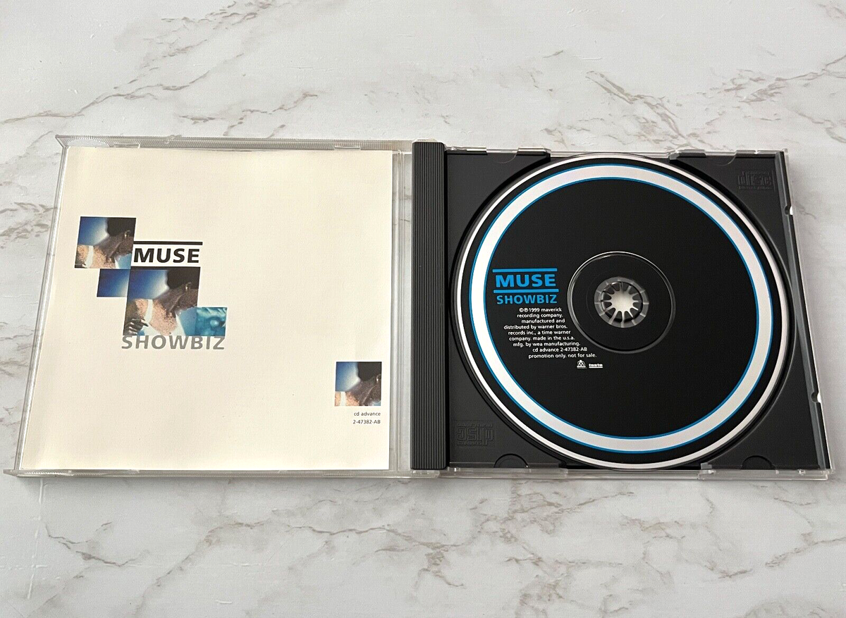Muse Showbiz CD PROMO! 1999 Maverick 2-47382-AB Matt Bellamy NO BARCODE  RARE OOP
