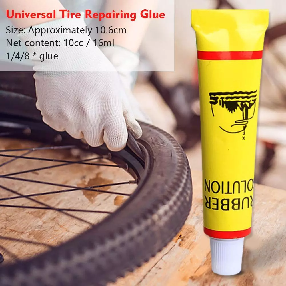 Rubber Cement Tire Repair - Safe Water Resistant Bike Tire Repair Glue 30ml  | Tire Puncture Repair Glue