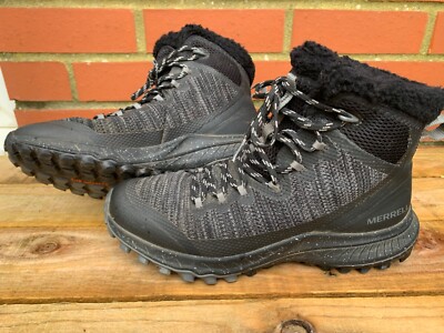 Merrell Bravada Damen-Wanderstiefel Strick mittelhoch Größe 6 UK