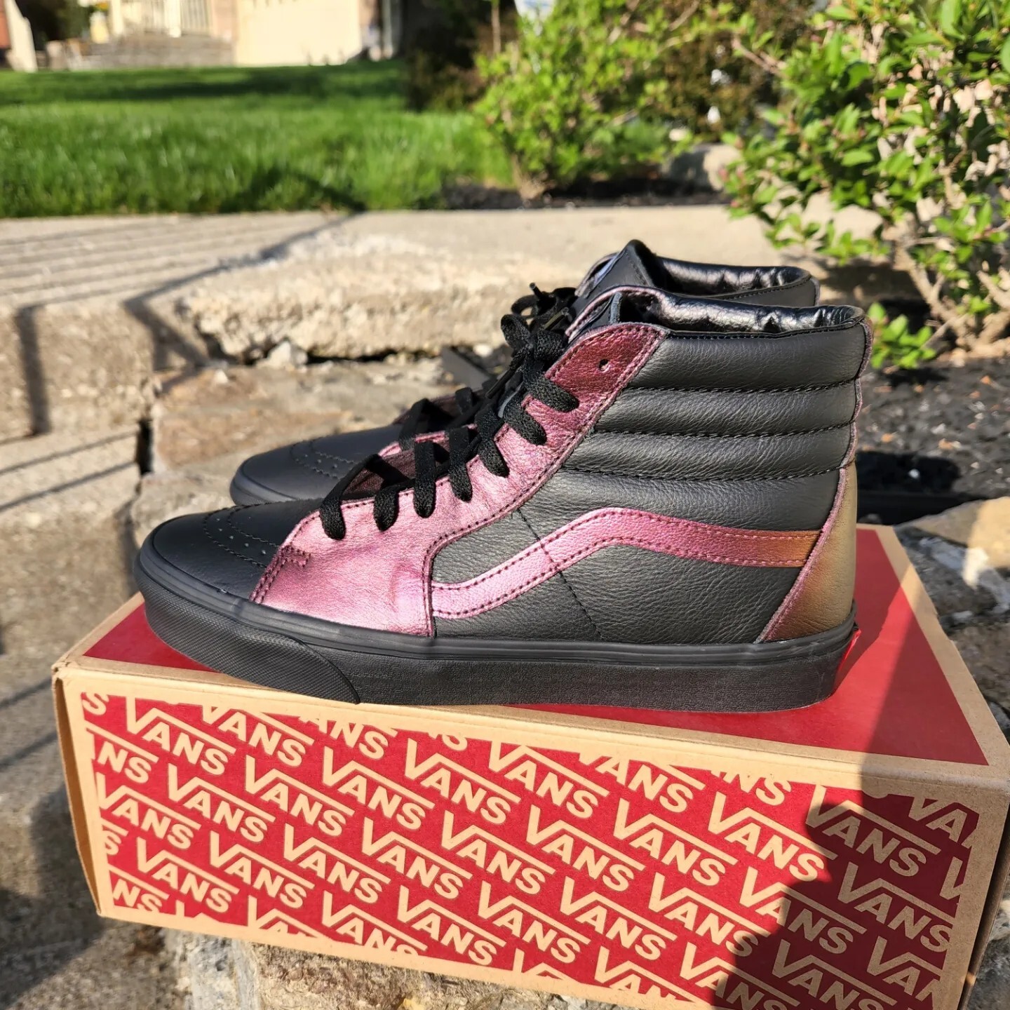 Custom Vans Sk8 High Size 10 (Jordan 1 Dunk Air Max) | eBay