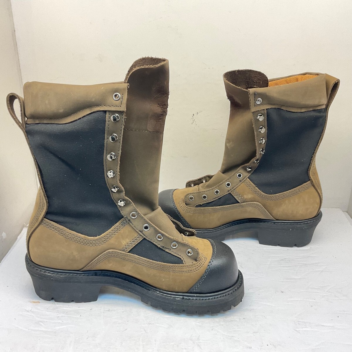 XT Powerline Composite Toe Work Boot in Olive and Black EXECUTIVE COMPOSITE TOE GREEN BOOTS | Proxon Premium Workwear main image 4