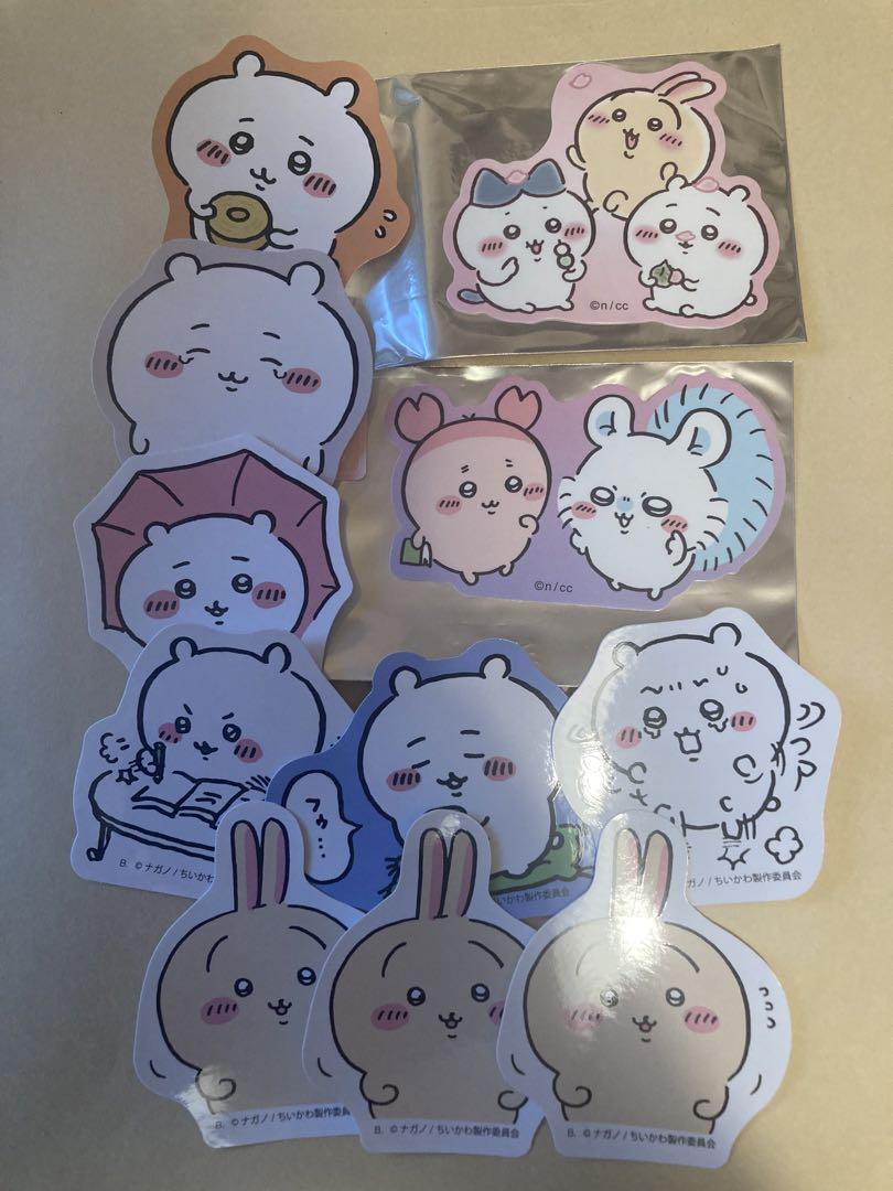 Chiikawa Sticker Hachiware Rabbit Momonga Kani Used Book Store eBay