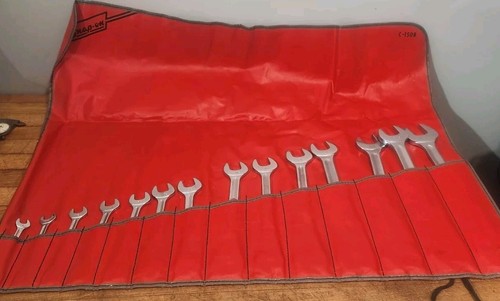 Snap-On VS 15-teiliges SAE Maulschlüssel-Set (1/4" - 1-1/4") Vintage