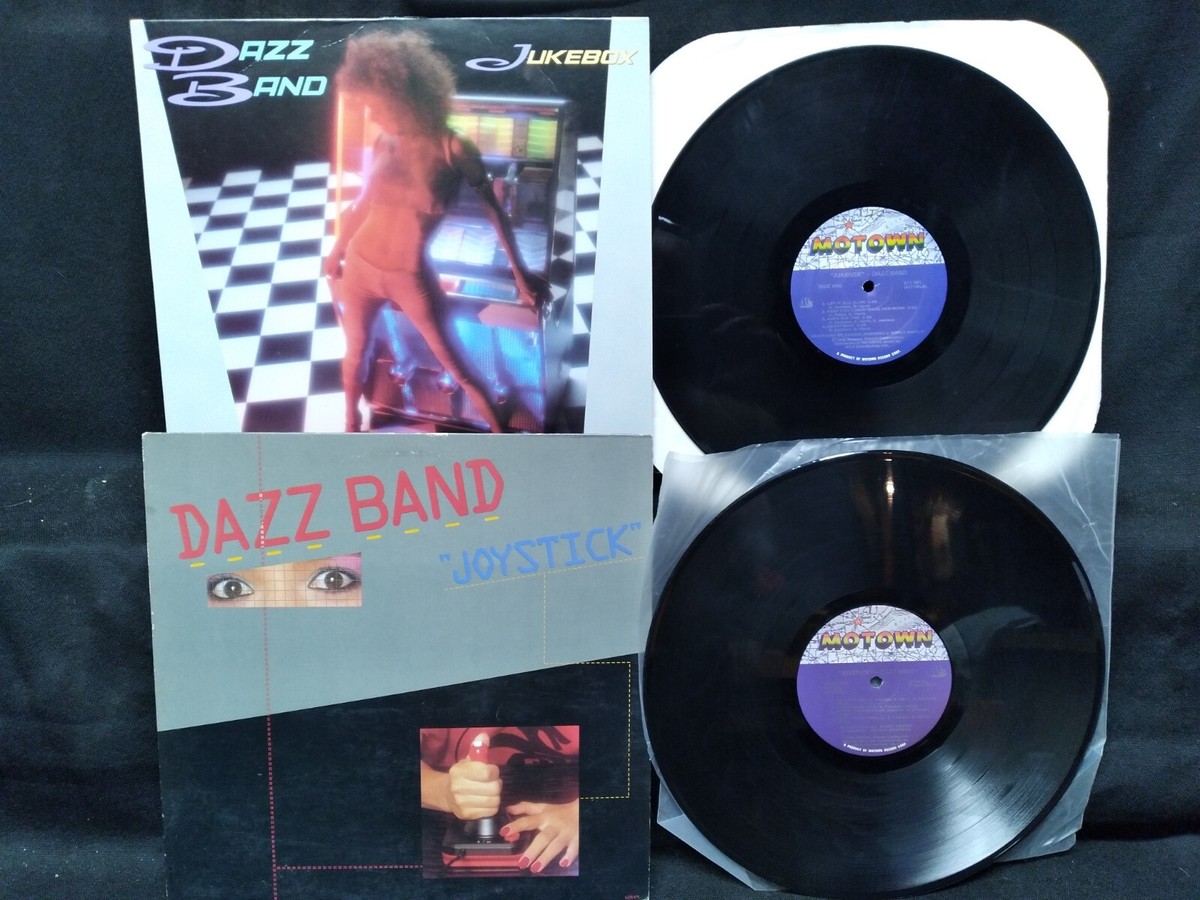 Dazz Band Jukebox / Joystick Vinyl LP Motown records lot of 2 1983