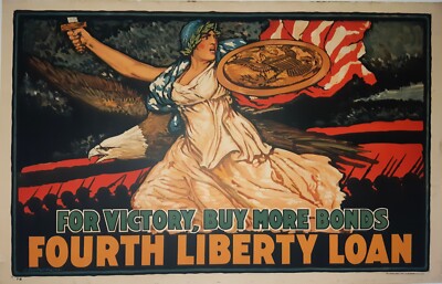 1918 Pvt. Treptow’s Pledge WWI Liberty Poster – 16x24 Inch Vintage Reproduction